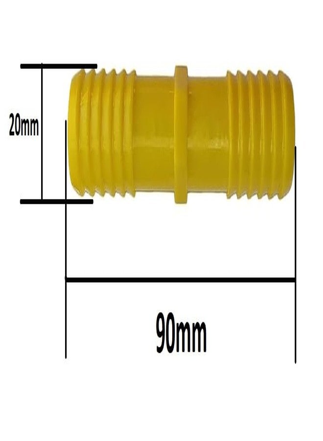 ES EKSAFAR ESEKSAFAR Garden pipe jointer with Adjustable Hose clamp set for House and garden pipe (10pc 3/4"inch Garden Pipe jointer with 4 Clamp) - Image 4